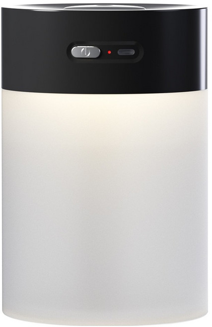 하이온 무드등 미니 가습기, G12, 블랙