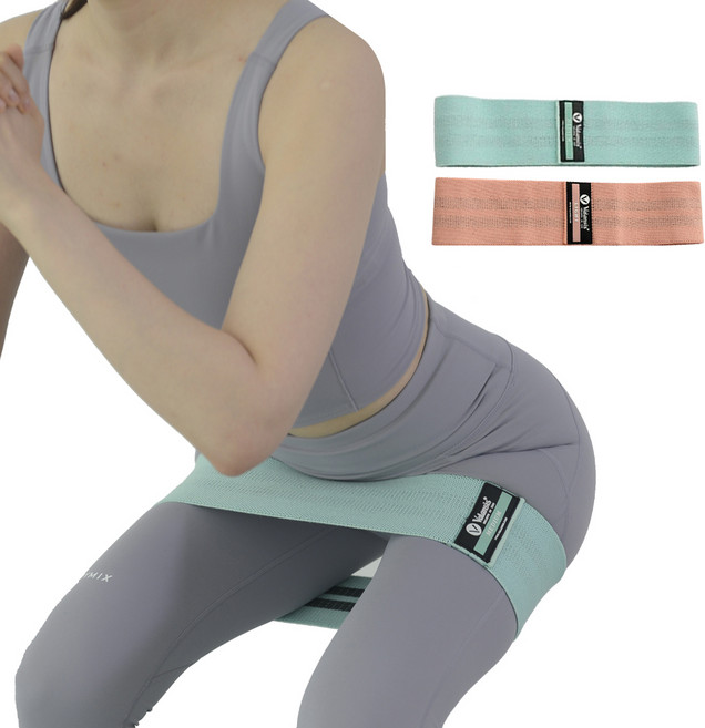 밸런시스 힙밴드 기초 1단계 + 2단계 세트, 핑크(1단계), 민트(2단계), 1개