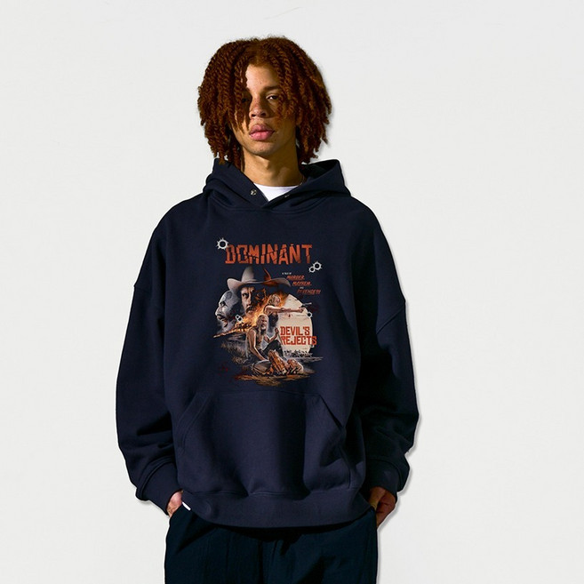 도미넌트 남녀공용 웨스턴 WESTERN 후드티