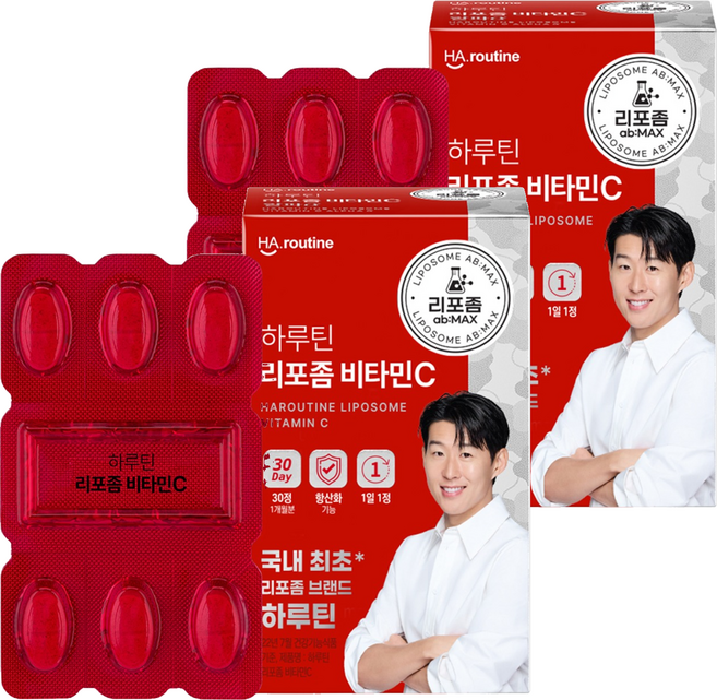 하루틴 리포좀 비타민C 1100mg, 30정, 2개