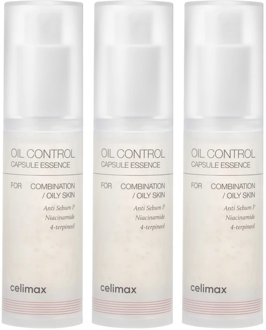 셀리맥스 오일 컨트롤 캡슐 에센스, 30ml, 3개 - 쿠팡
