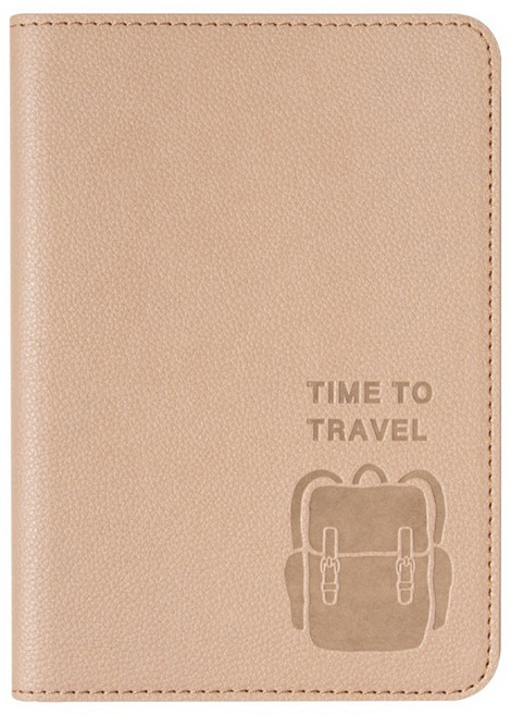 ergomi 烙印風旅行護照夾 EB-PASPU-LB