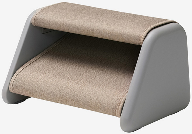 시디즈 스테포 2단 발받침대 패딩형 커버 포함, 베이지