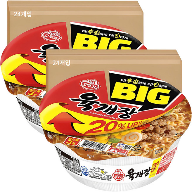 오뚜기 육개장 컵 104g, 48개