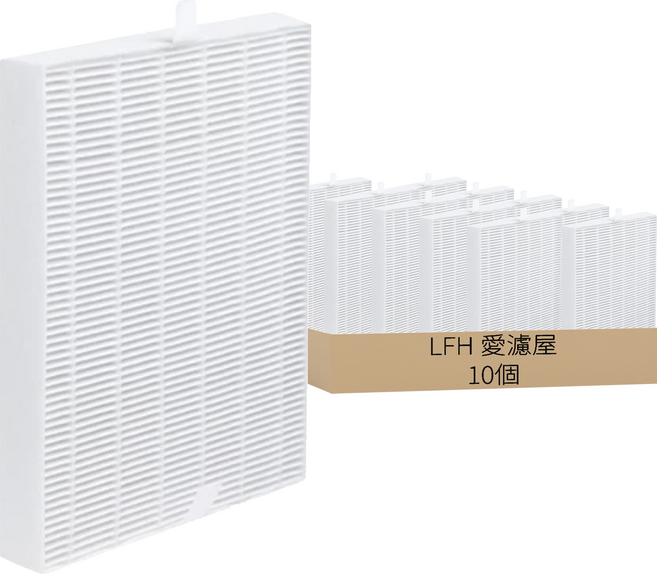 LFH 愛濾屋 奈米銀/靜電/活性碳濾網 Honeywell 空氣清淨機 HPA-100APTW適用, HPA-100APTW-1, 10片