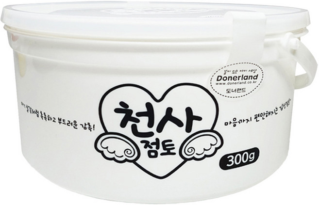 Donerland 天使黏土 單一顏色 1個, 白色