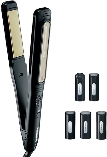 Panasonic 光觸媒陶瓷秀髮造型6件組, 黑色, EH-HW58