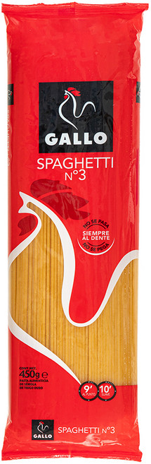 GALLO 스파게티 No 3, 450g, 1개