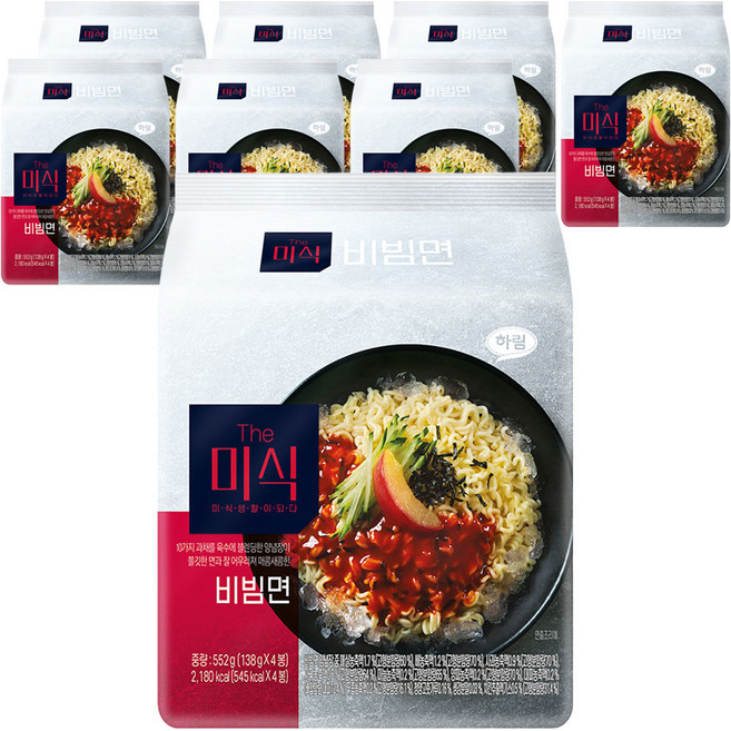 더미식 비빔면 138g, 32개