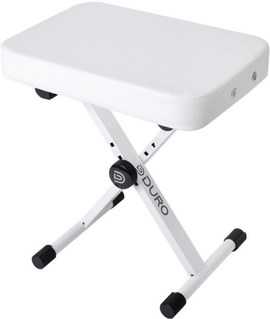 듀로악기 키보드의자 DKB100, 화이트, 1개