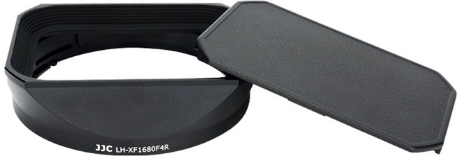 JJC 후지필름 XF 16-55 F2.8 R LM WR II XF 16-80 F4 R OIS WR 렌즈 사각 후드, 1개