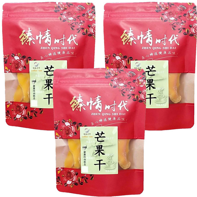 啡茶不可 芒果乾, 150g, 3包