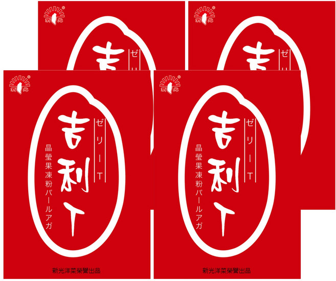 新光洋菜 吉利T 果凍粉, 200g, 4盒