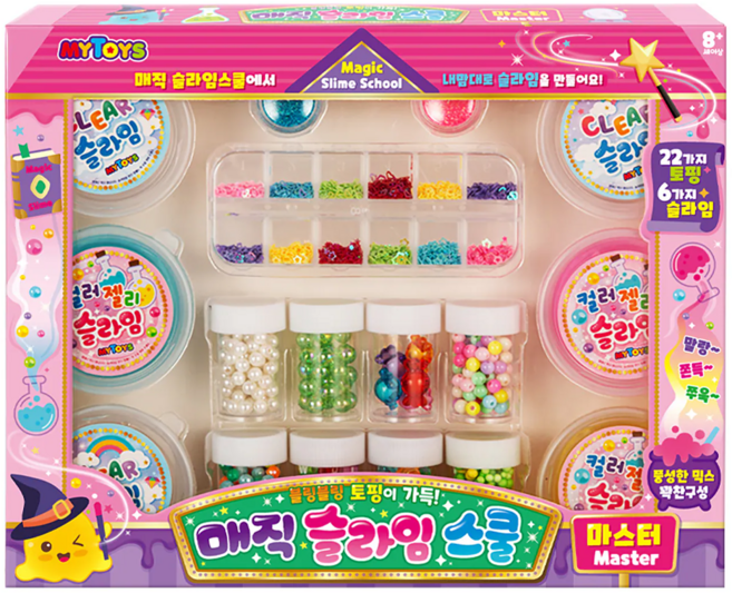 韓國 MYTOYS 史萊姆玩具, 魔法學校 大師款, 1組