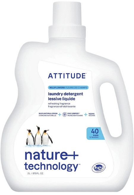 ATTITUDE 艾特優 洗衣精 野花, 1桶, 2L