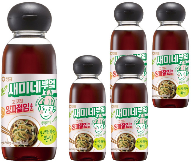 Semie-Kitchen 烤肉店醃洋蔥醬, 5個, 300ml
