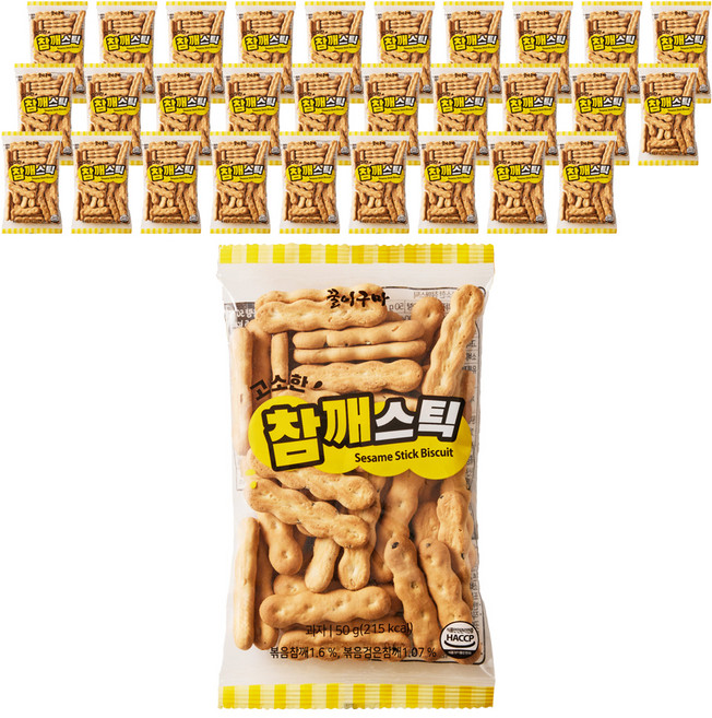 꿀이구마 고소한 참깨스틱, 50g, 30개