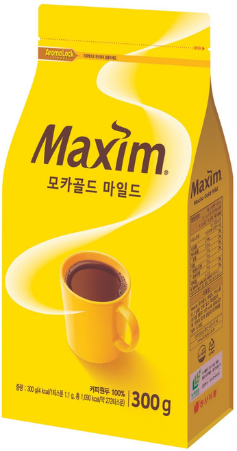 맥심 모카골드 마일드 원두커피, 300g, 1개입, 1개