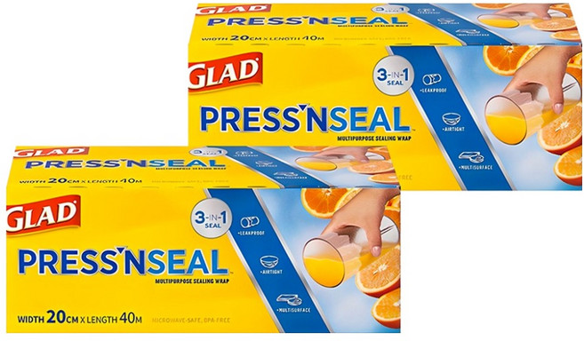 글래드 프레스앤씰 매직랩 미니, 40m, 2개