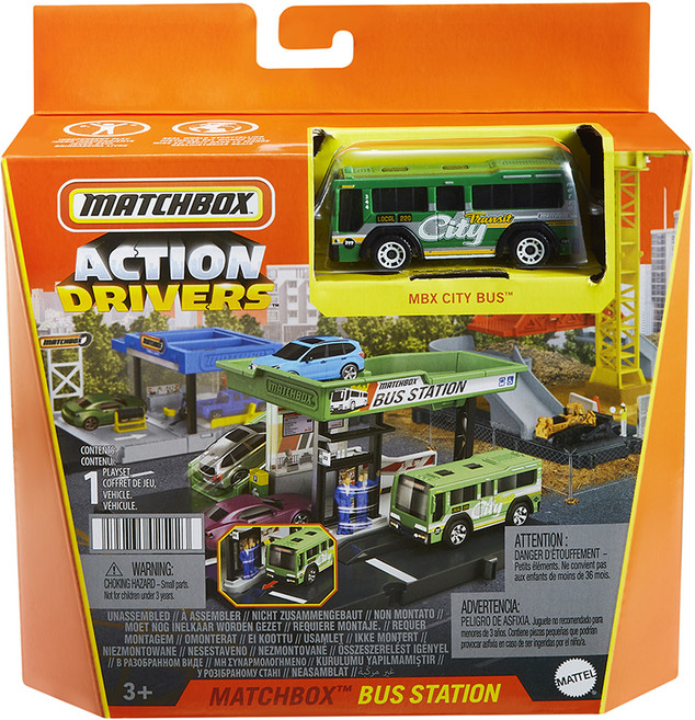 MATCHBOX 火柴盒小汽車 Action Driver 擴充包遊戲組 HDL10, 1套, 隨機出貨