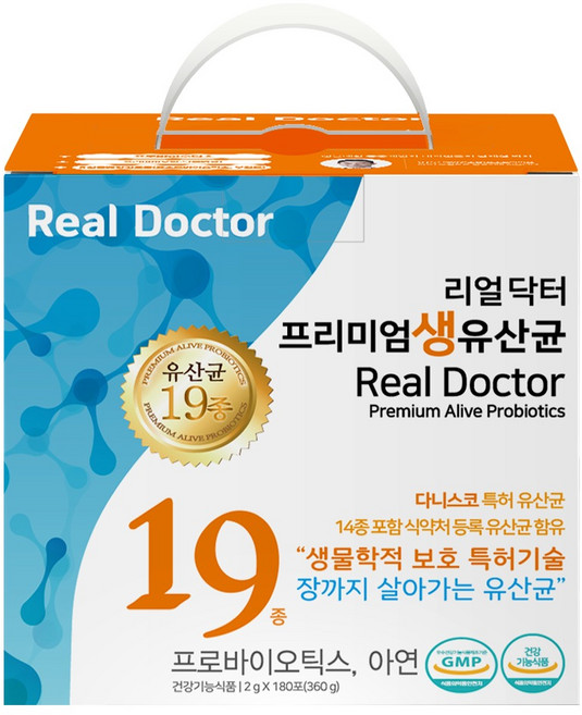 리얼닥터 프리미엄 생유산균, 360g, 1개