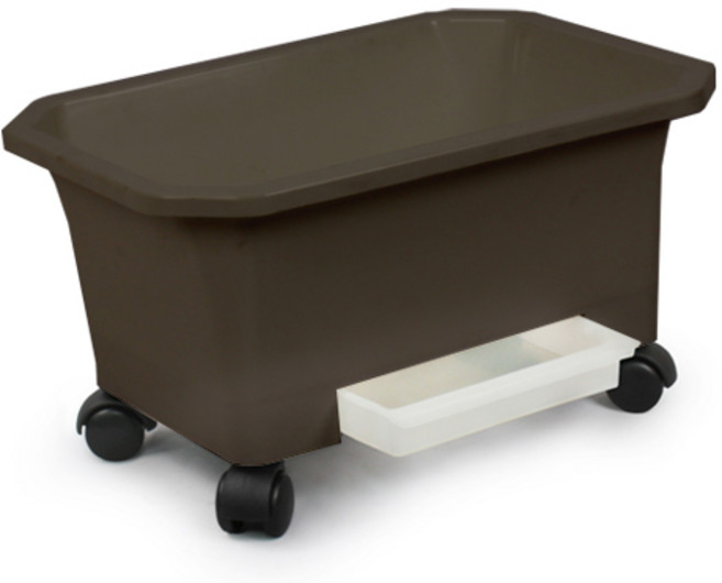 플라팜 화담 베란다 클래식 텃밭화분, 다크브라운, 1개