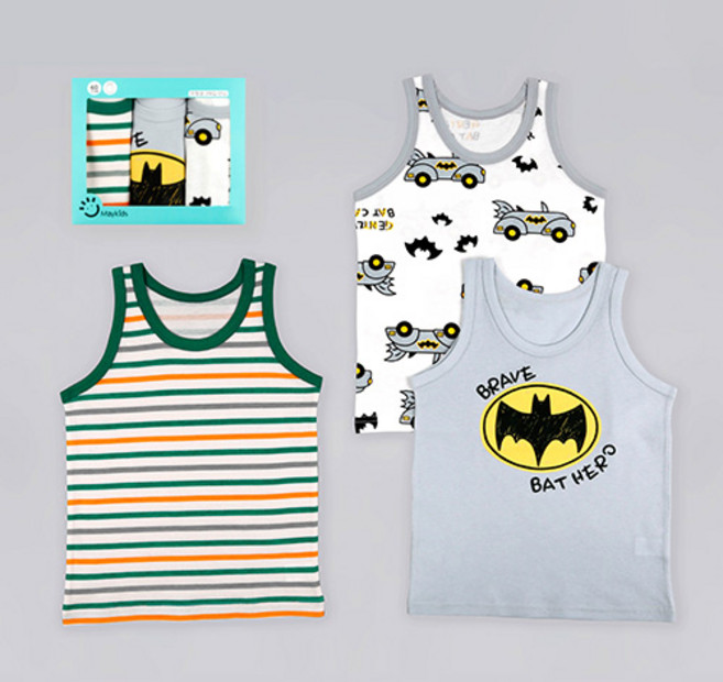 메이키즈 남아용 히어로 런닝 3종 세트