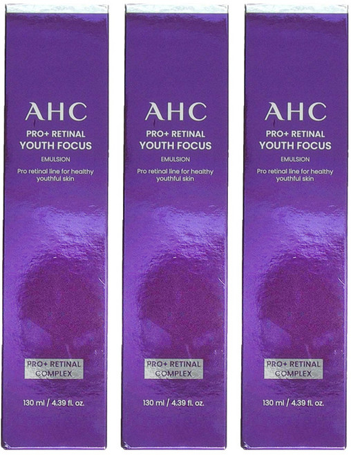 AHC PRO+ A醛逆時煥活水凝乳, 130ml, 3瓶