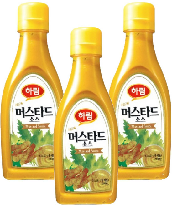 HARIM 新芥末醬, 3個, 280g