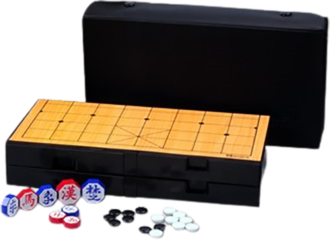 명인랜드 바둑 장기 양면게임판 + 바둑알 세트, M-256, 1세트