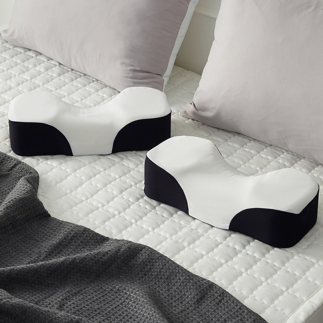 리브맘 릴렉스 경추 메모리폼 베개, 혼합색상, 2개