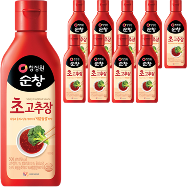 청정원순창 초고추장, 500g, 10개