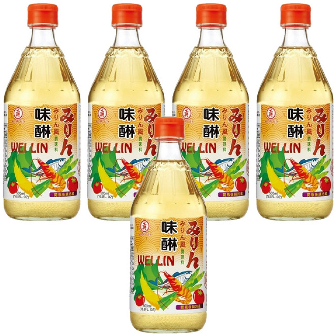 KONG YEN 工研 味醂, 500ml, 5瓶