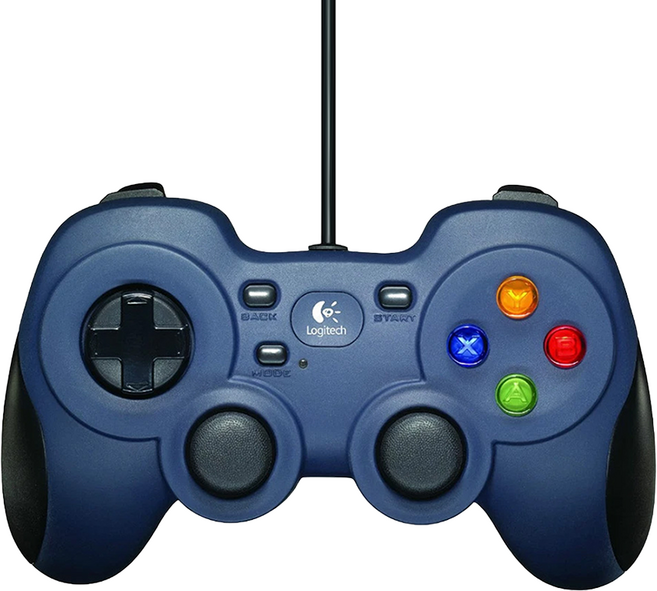 Logitech G 羅技G 系列 F310 遊戲搖桿 專用4向 D-PAD 適用於 Android TV, 黑色, 1個