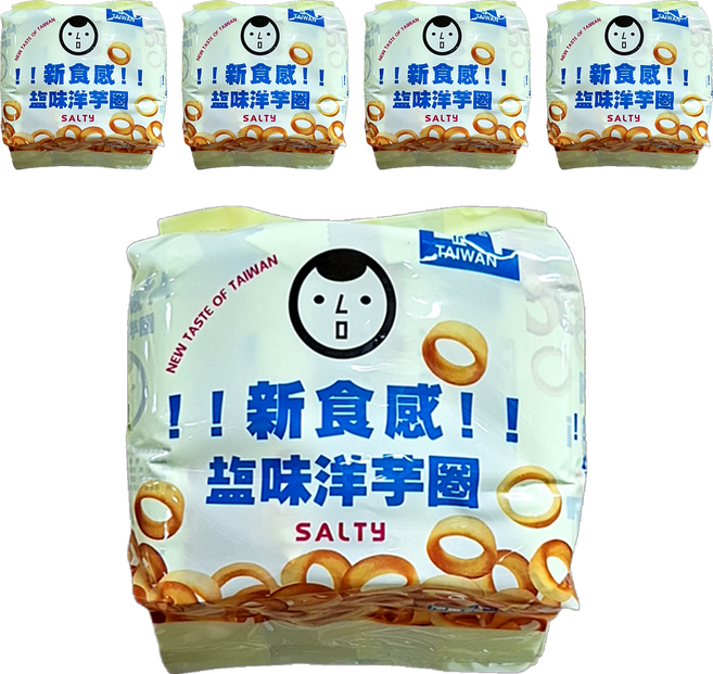 Chiao-E 巧益 鹽味洋芋圈, 72g, 5袋