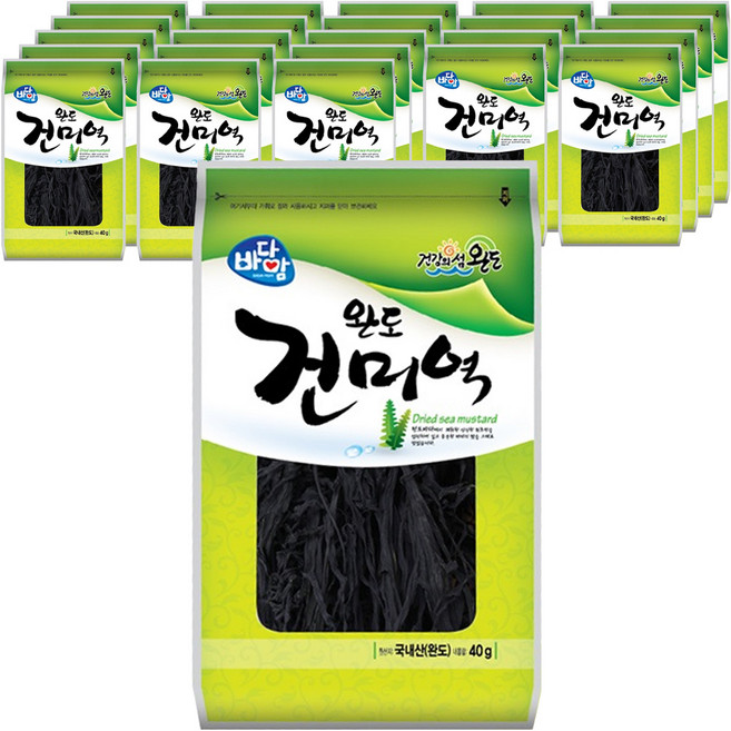 바다맘 건미역, 40g, 24개