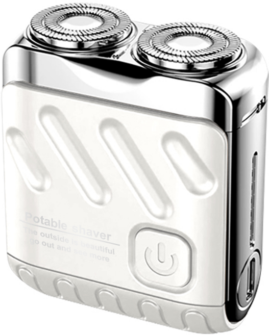 Beauty life 磁吸炫光迷你剃鬚刀 R12 (白色), 白色