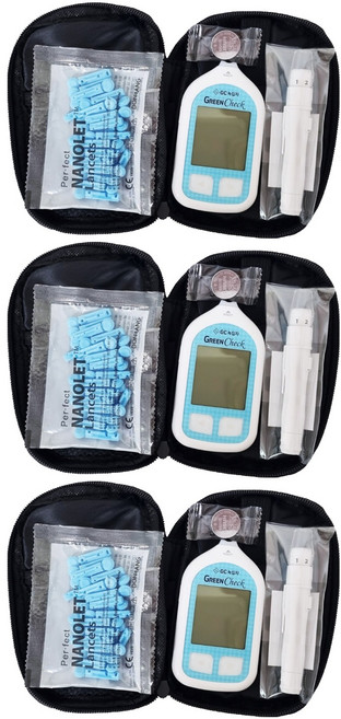 GC녹십자 그린첵 혈당측정기 세트, 3세트, G400