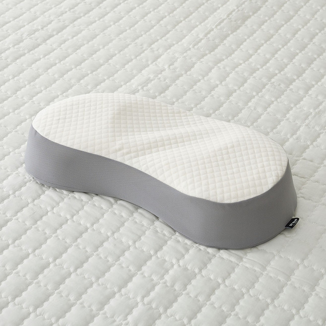 리브맘 3D 메모리폼 경추 낮은베개, 화이트, 1개