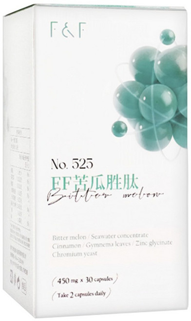 FAST&FREE 苦瓜胜肽膠囊, 30顆, 1罐