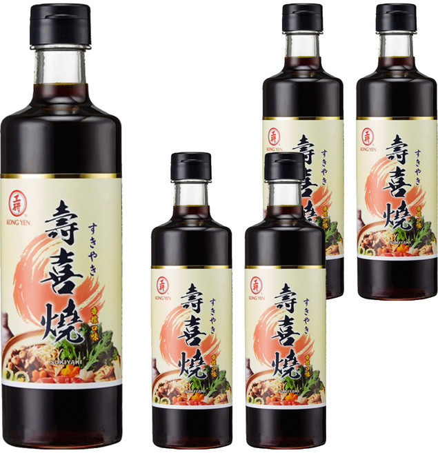 KONG YEN 工研 香檸壽喜燒醬, 320ml, 5瓶