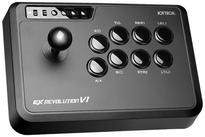 조이트론 PC 아케이드 조이스틱 EX레볼루션V1, 1개, JTPF-221