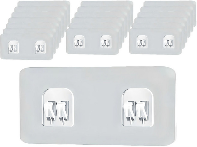 리빙홈디테일 스마트 무타공 접착패드 더블라지, 30개