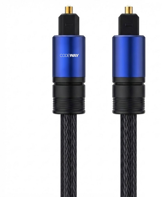 CODEWAY Toslink SPDIF 數位光纖音源線 5m, 單一商品, 1條