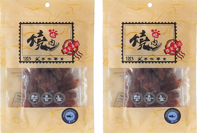 燒肉燒 藜麥魚柳片 100%手作零食, 70g, 2包