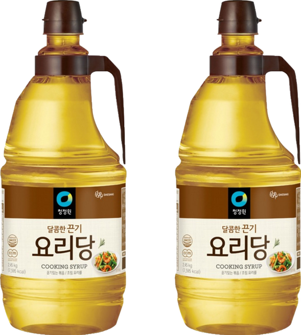 청정원 달콤한 끈기 요리당, 2.45kg, 2개