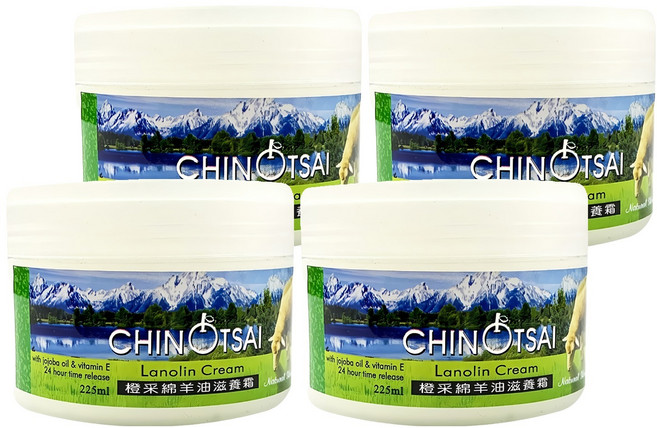 CHIN TSAI 橙采 綿羊油滋養霜, 225ml, 4罐