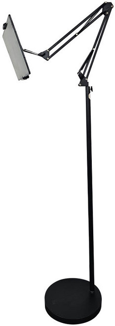 코끼리리빙 접이식 태블릿 핸드폰 3세대 거치대 대, P2BC-2818, 블랙, 1개