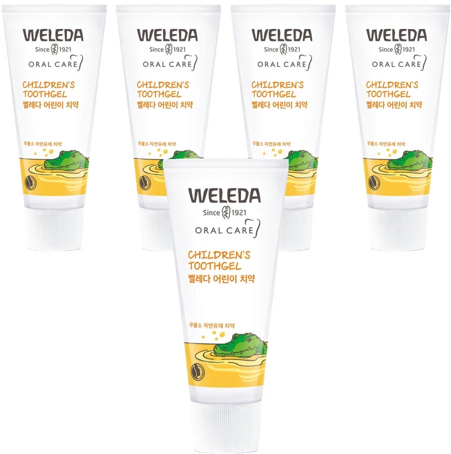 벨레다 어린이 치약, 50ml, 5개 - 쿠팡