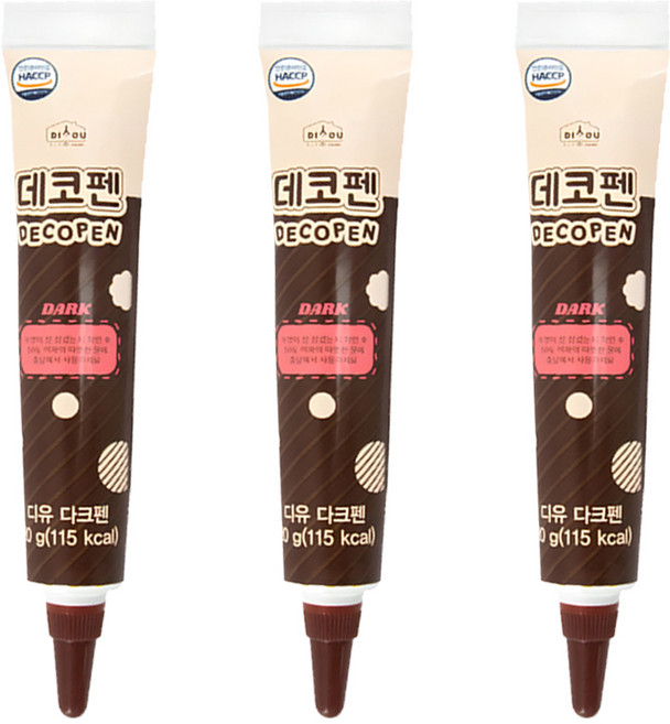 디유 데코펜 다크, 20g, 3개
